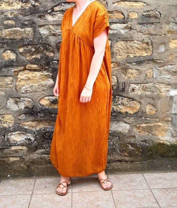 Robe Salma bronze