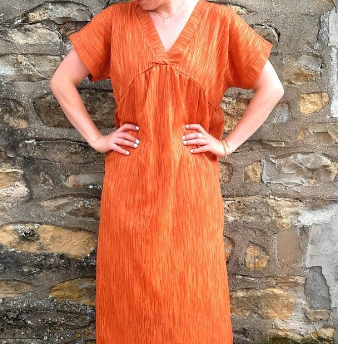 Robe Salma rouille