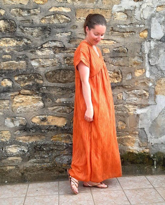 Robe Salma rouille