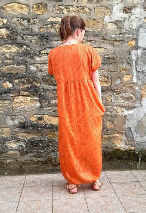 Robe Salma rouille