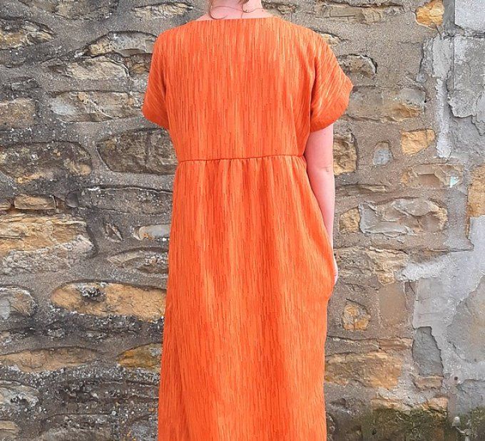 Robe Salma rouille