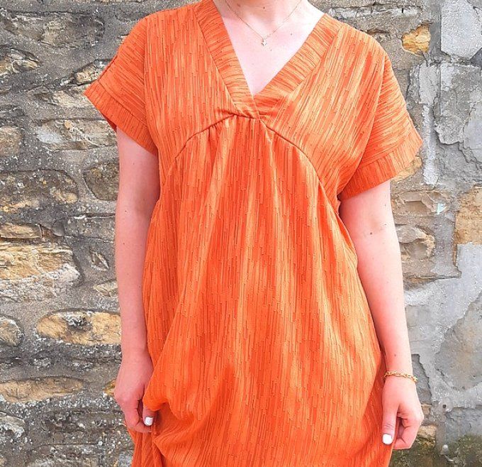 Robe Salma rouille