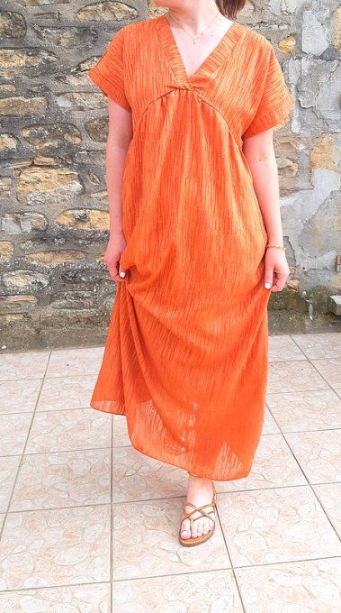 Robe Salma rouille