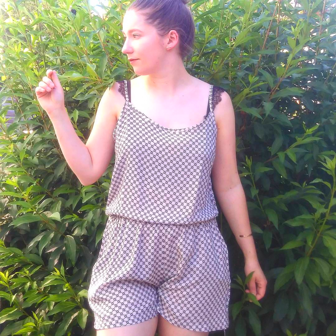 Combishort beige Emma