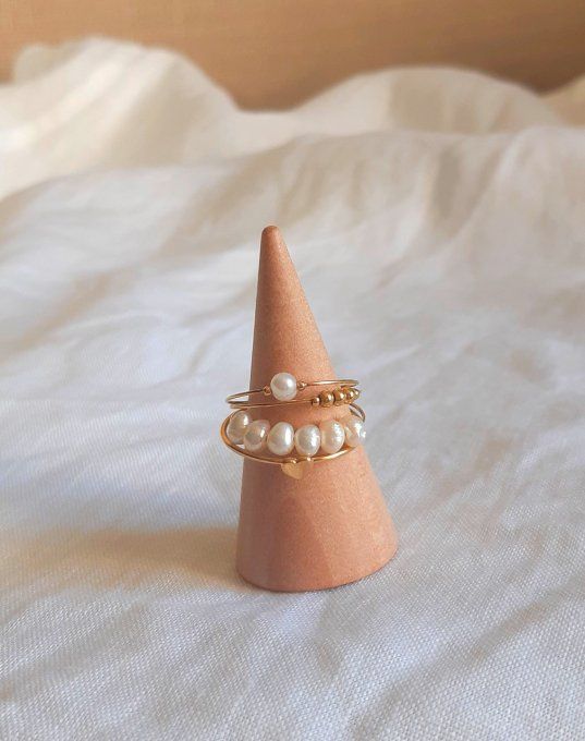 Bague en acier inoxydable Lovie