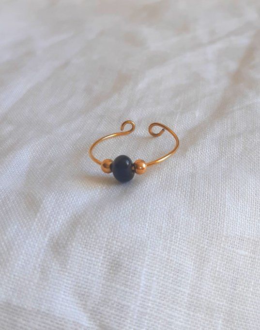 Bague Obsidienne
