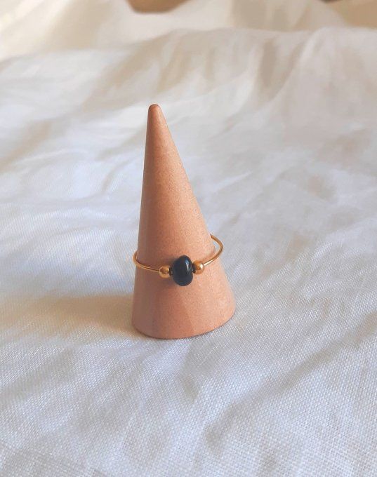 Bague Obsidienne