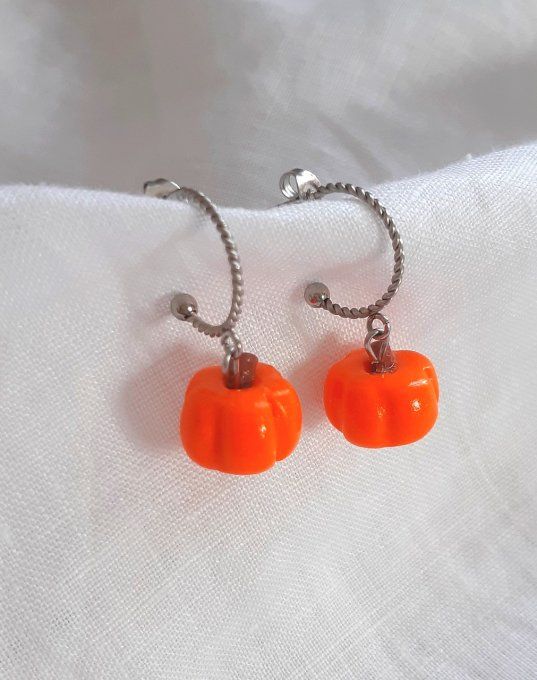 Boucles acier argentées Pumpkin