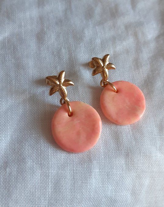 Boucles en acier dorées Alba