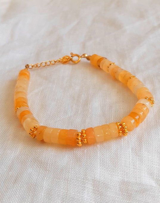 Bracelet en quartz Ambre