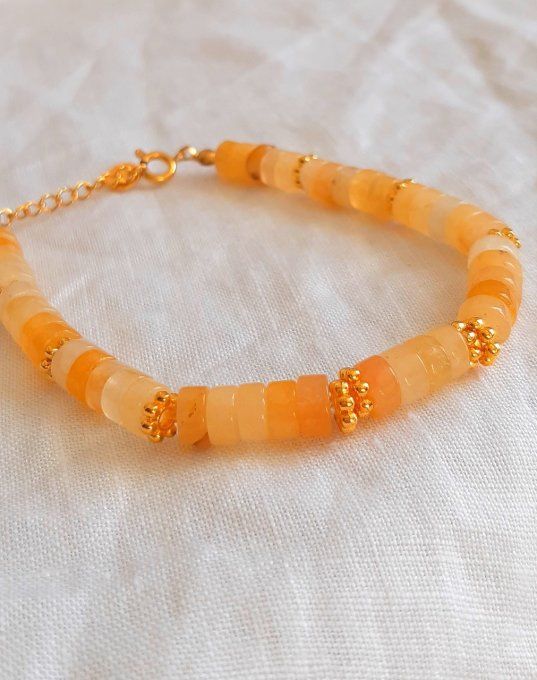 Bracelet en quartz Ambre
