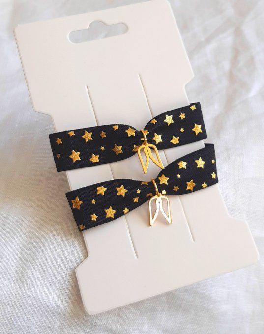 Bracelet ou chouchou mère/fille Ange