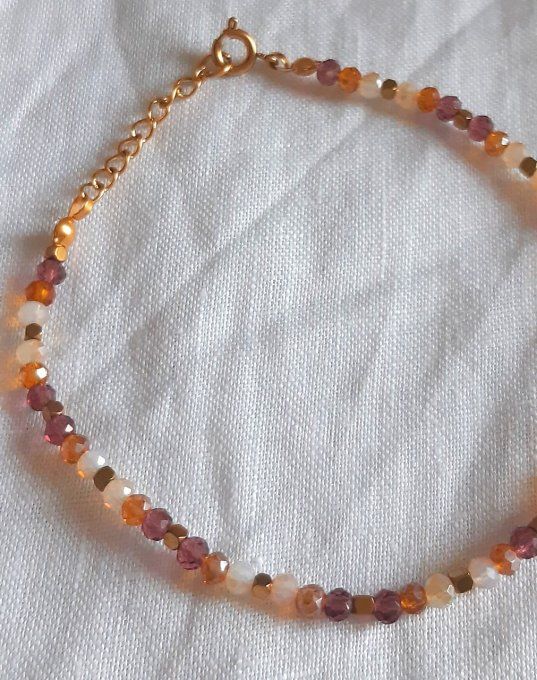 Bracelet en perles Cannelle