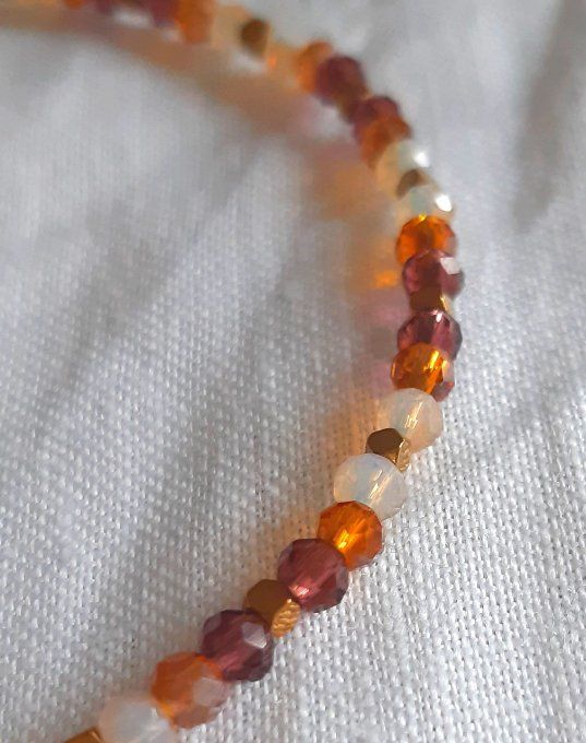 Bracelet en perles Cannelle