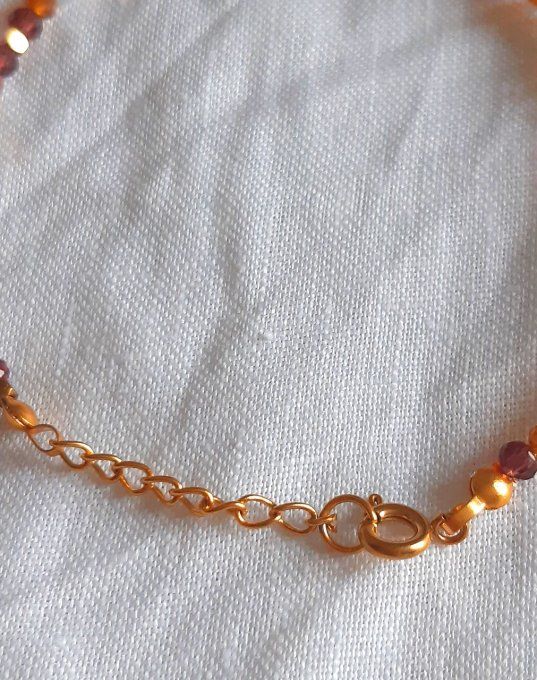 Bracelet en perles Cannelle