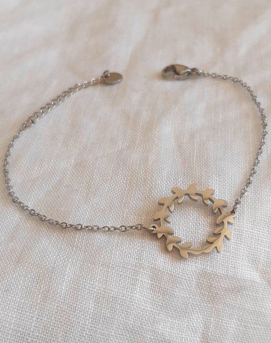 Bracelet acier argenté Charles