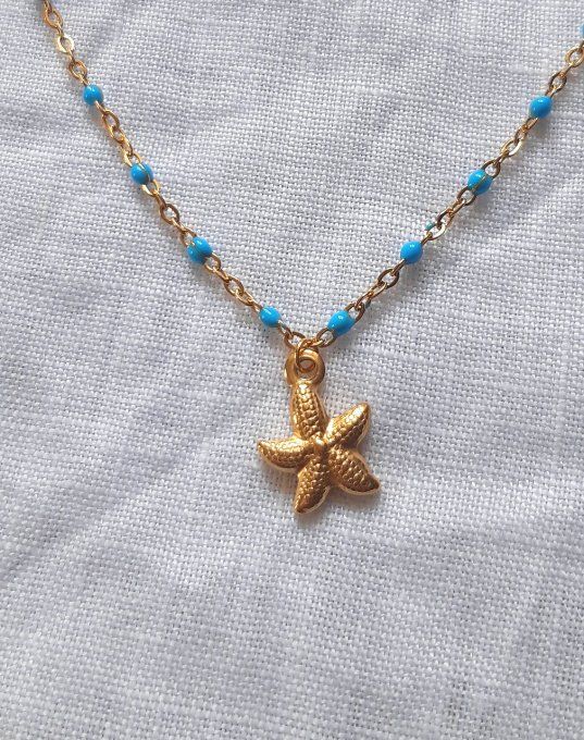 Bracelet acier doré Azur