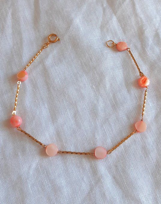 Bracelet en acier doré Mila