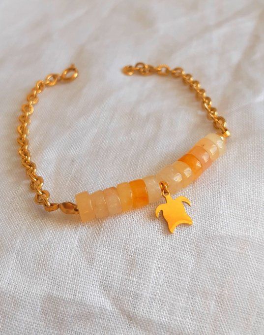 Bracelet acier quartz Fidji