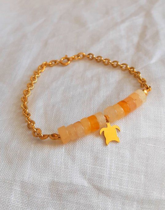 Bracelet acier quartz Fidji