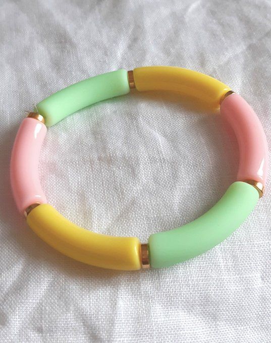 Bracelet élastique pastel Maud
