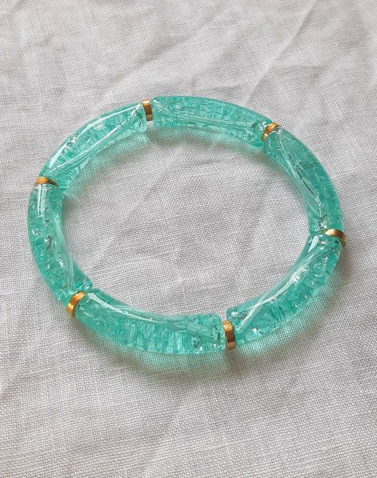 Bracelet élastique turquoise Maud