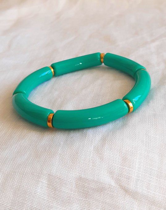 Bracelet élastique turquoise Maud