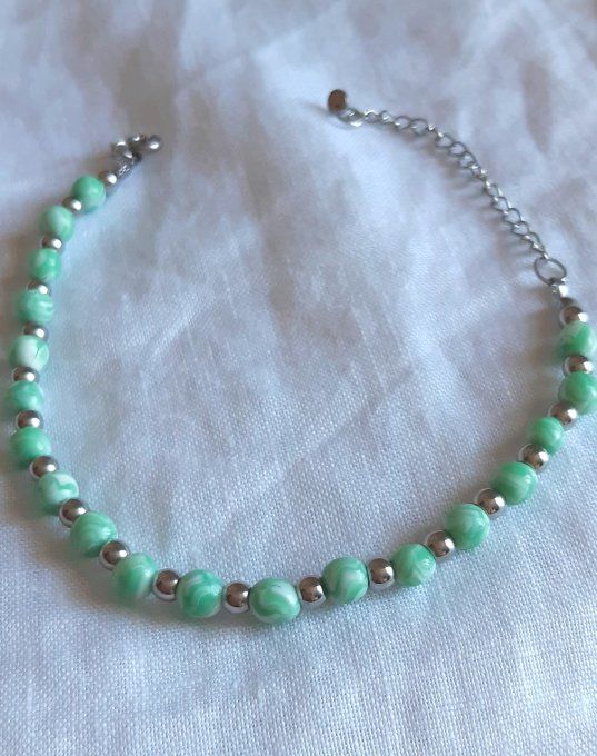 Bracelet Gaïa menthe