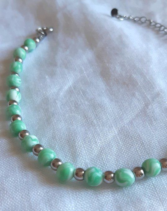 Bracelet Gaïa menthe