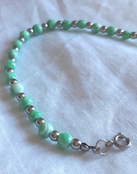 Bracelet Gaïa menthe