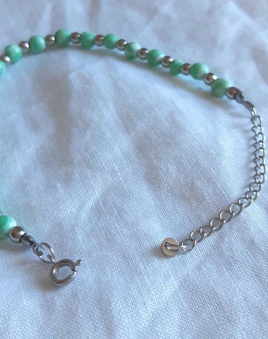 Bracelet Gaïa menthe