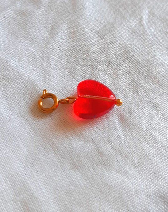 Charm acier doré Cupidon