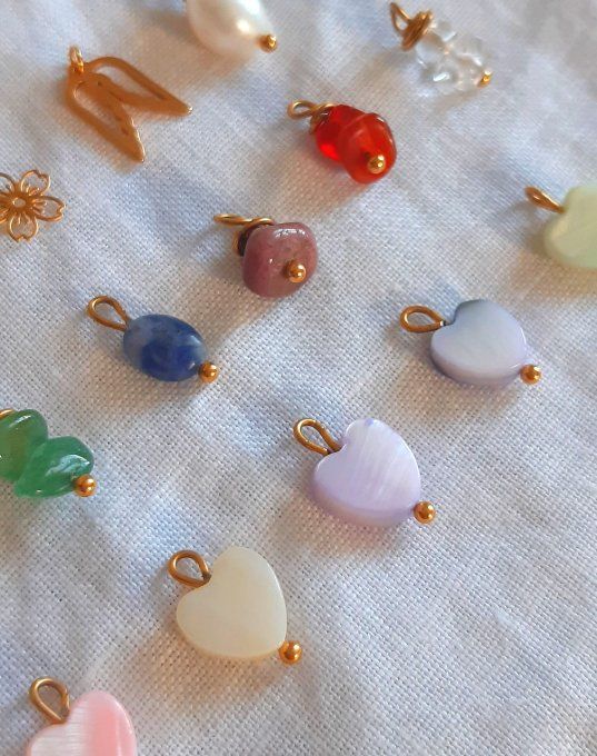 Charms à l'unité doré pour créoles 12mm à partir de 3€