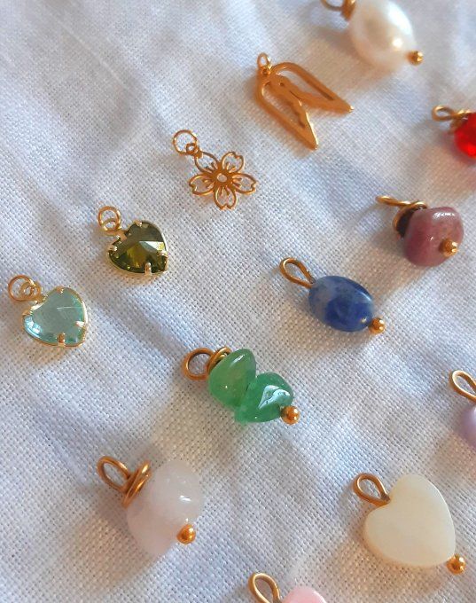 Charms à l'unité doré pour créoles 12mm à partir de 3€