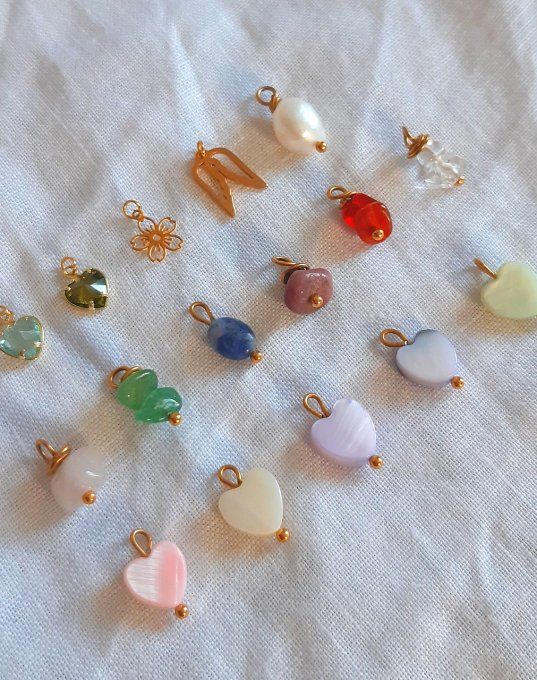 Charms à l'unité doré pour créoles 12mm à partir de 3€