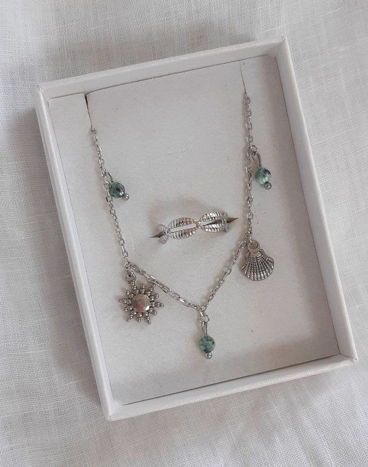 Coffret Malaga / Cauris argenté