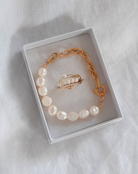 Coffret Perles d'eau douce