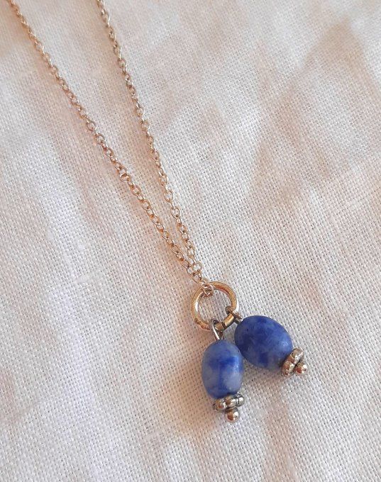 Collier en argent Santorin