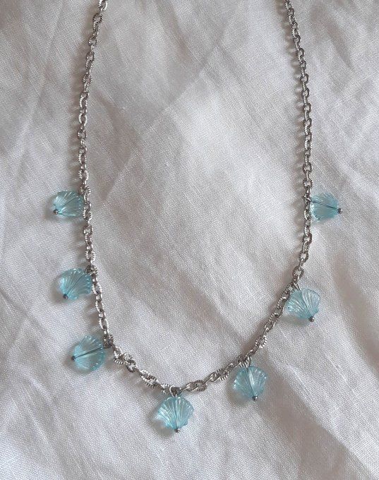 Collier acier argenté Riviera 