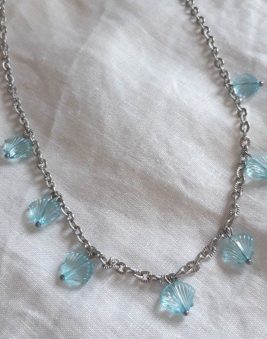 Collier acier argenté Riviera 