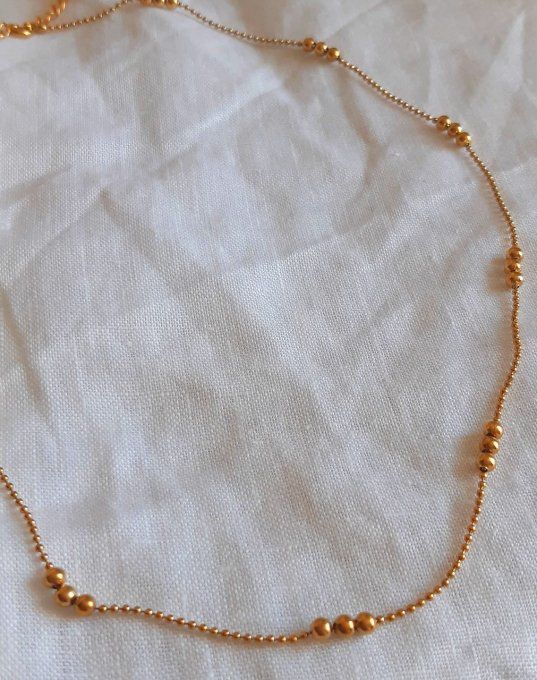 Collier en acier inoxydable Bali