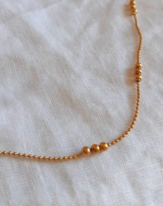 Collier en acier inoxydable Bali