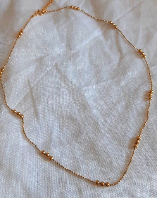 Collier en acier inoxydable Bali
