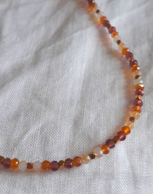 Collier en perles Cannelle