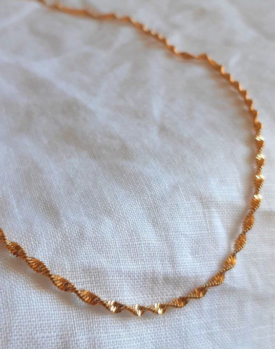 Collier acier torsadé Nolan