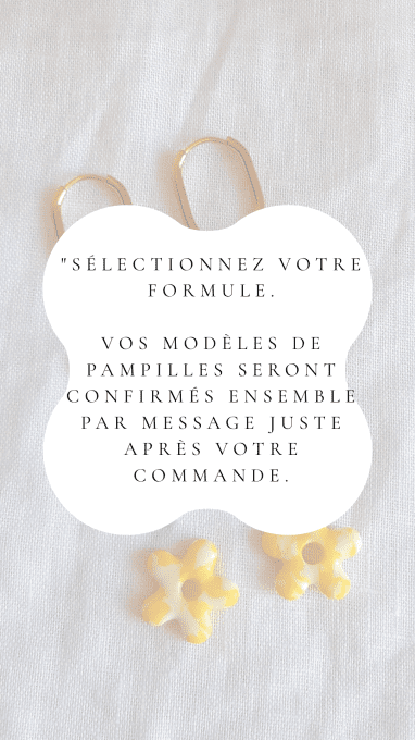 Créoles dorées + fleurs en pâte fimo à partir de 24€