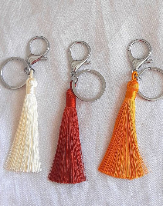 Porte-clés moutarde